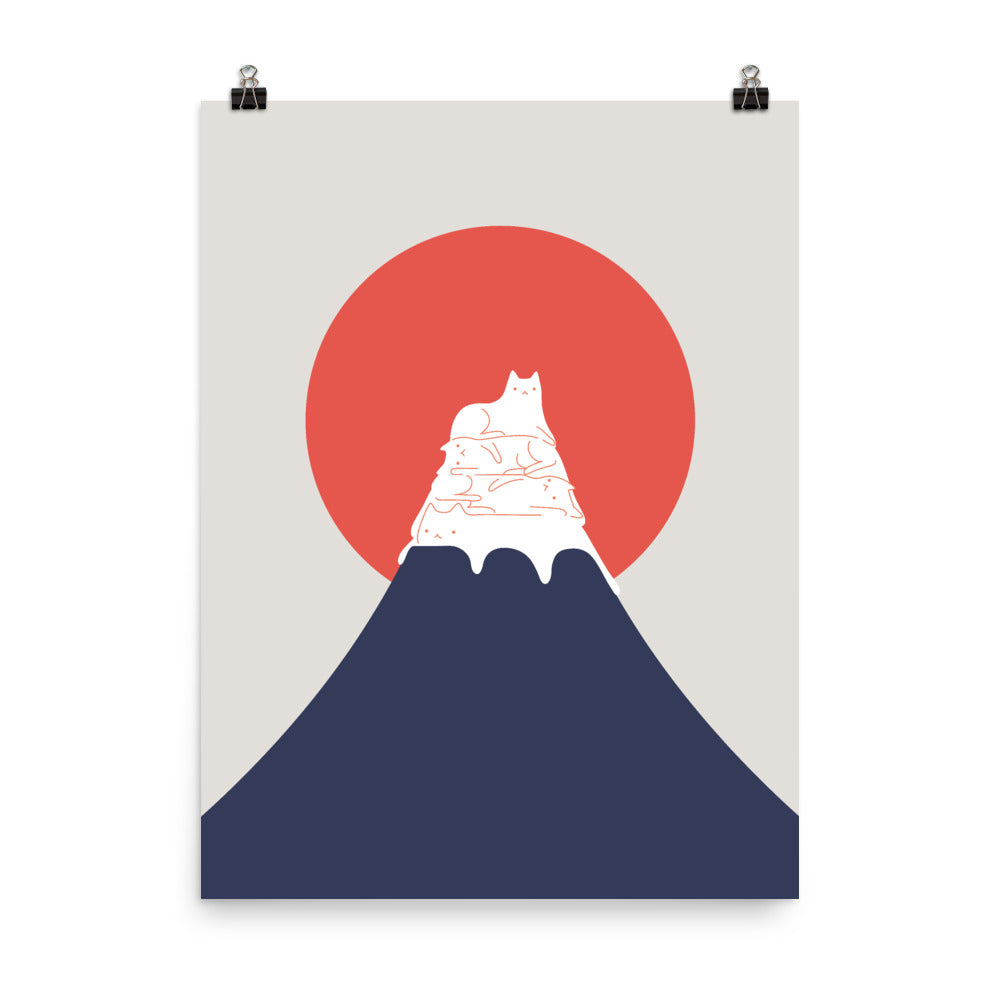 Cat Landscape 30 - Art print