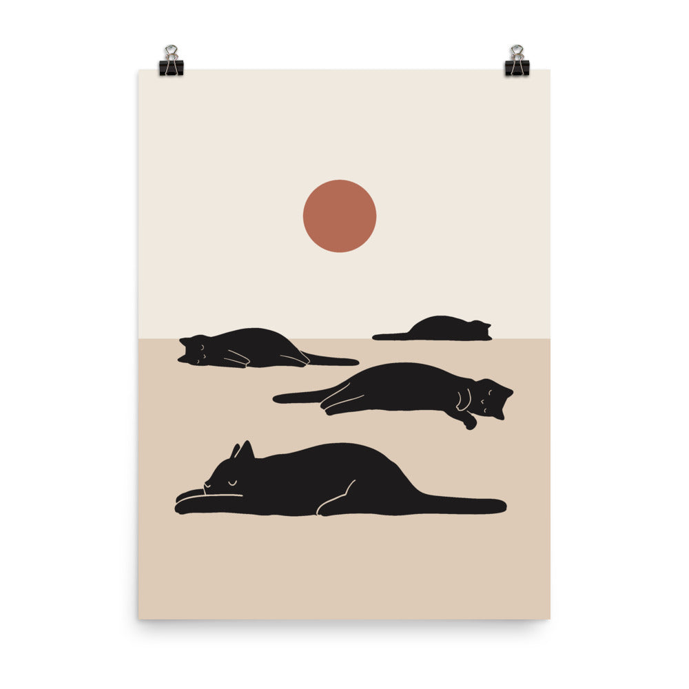 Cat Landscape 69 - Art print
