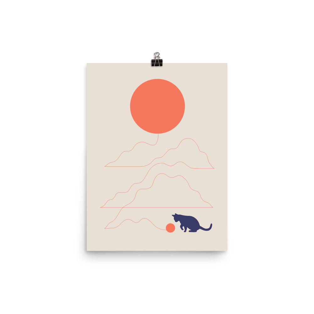 Cat Landscape 41 - Art print