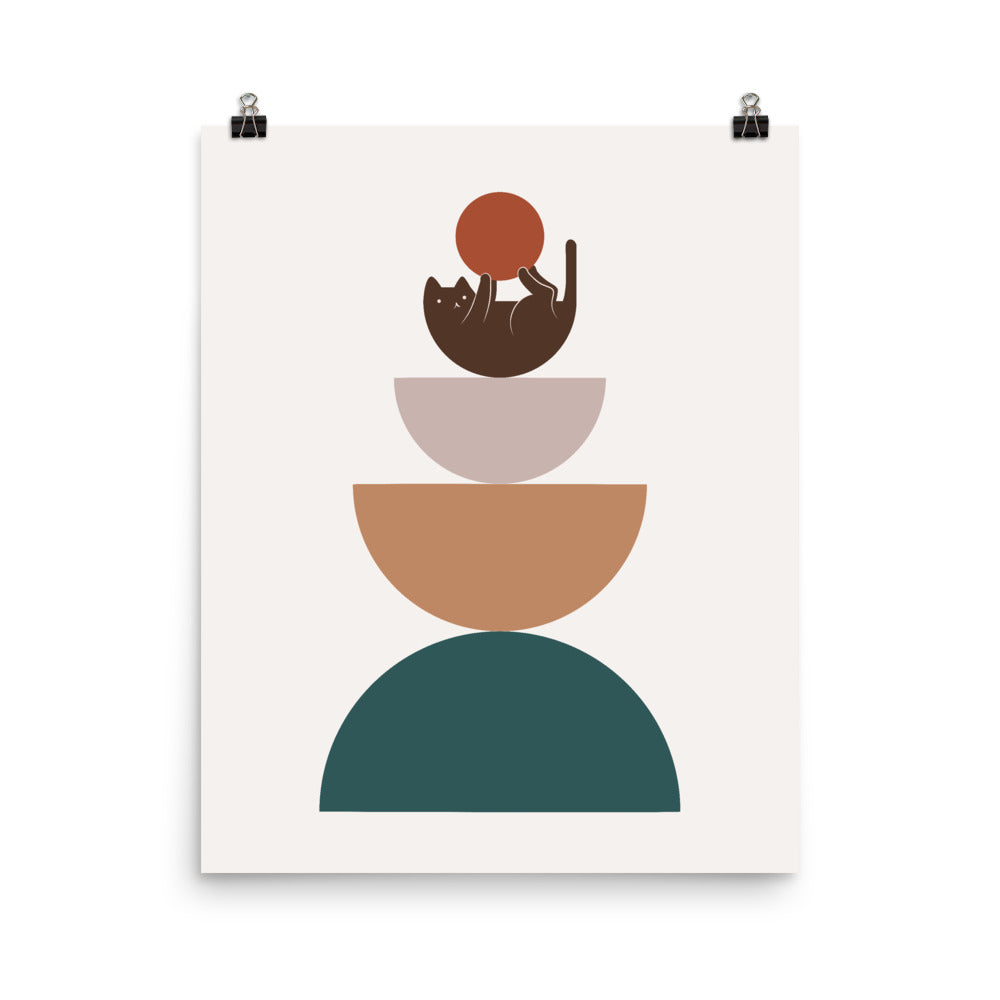 Cat Landscape 82 - Art print