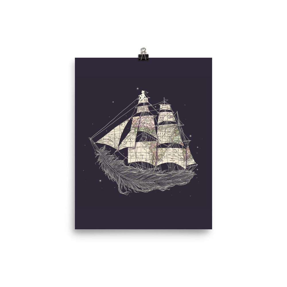 Wherever the wind blows - Art print