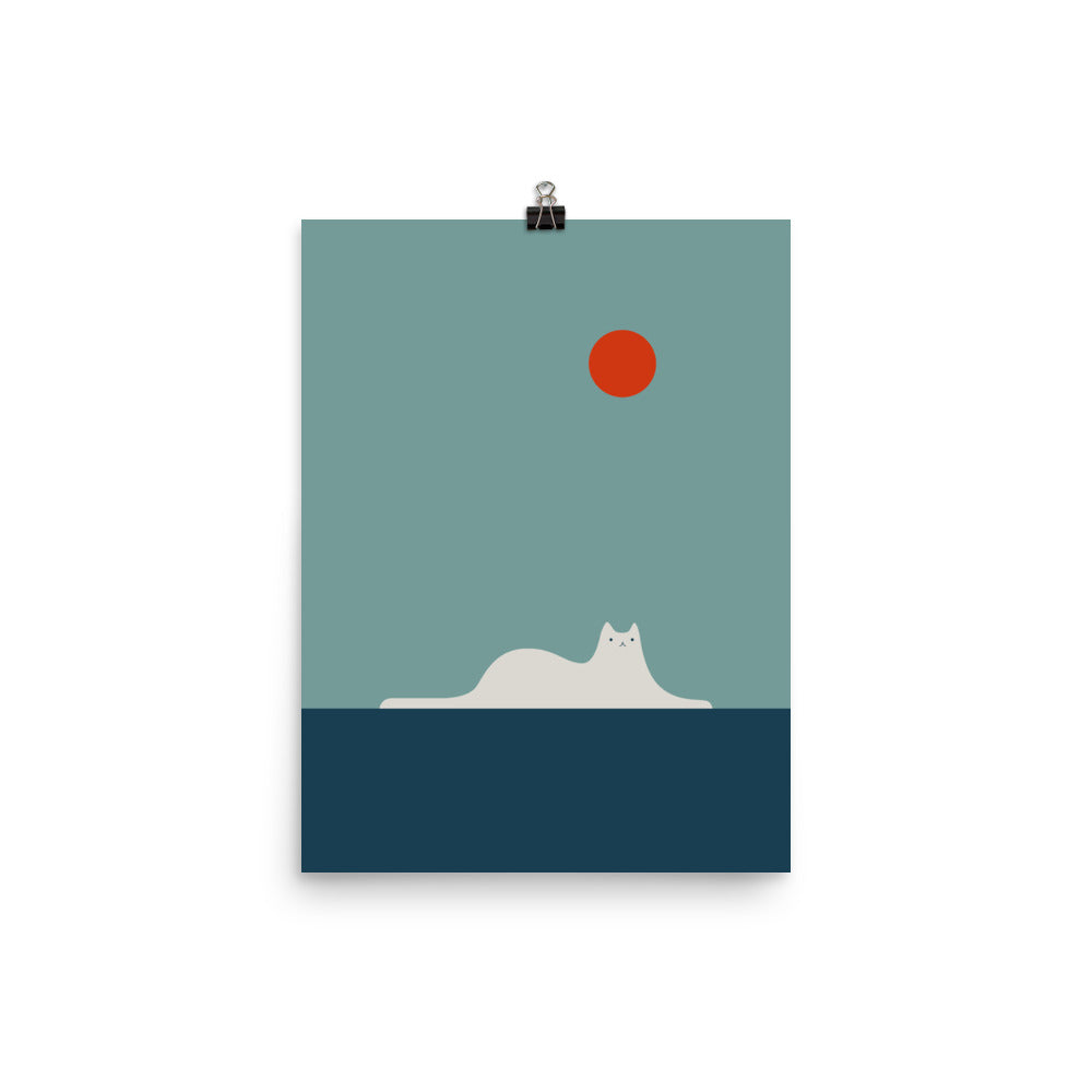 Cat Landscape 95 - Art print