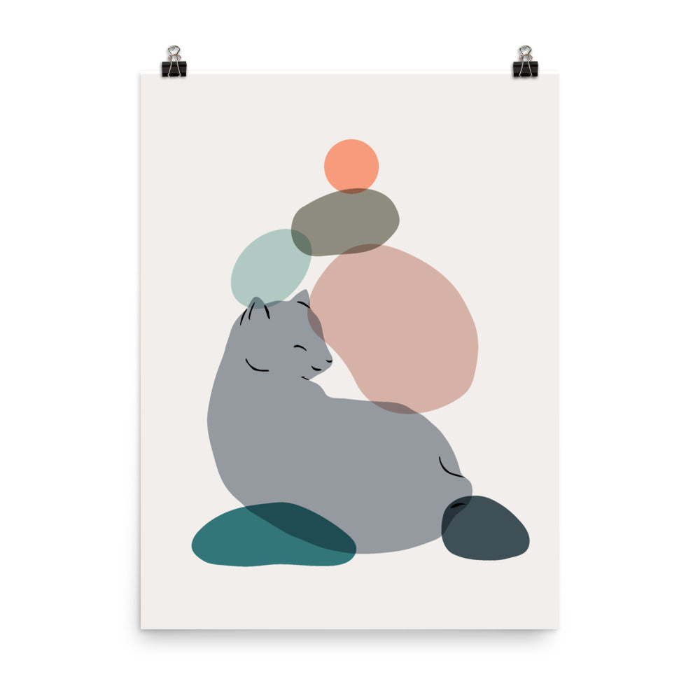 Cat Landscape 60 - Art print