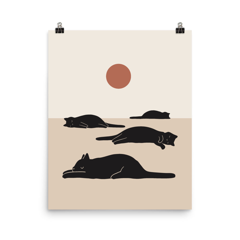 Cat Landscape 69 - Art print
