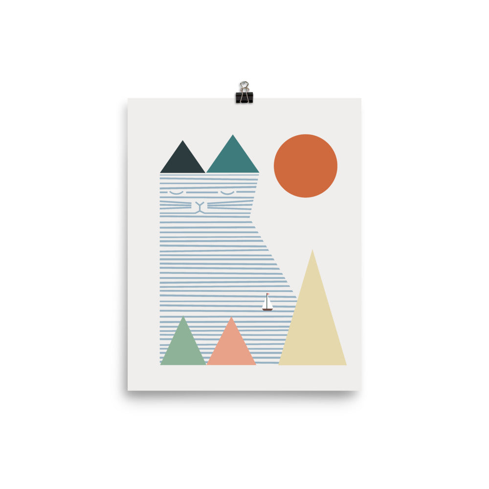 Cat Landscape 53 - Art print