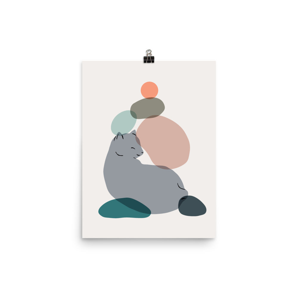 Cat Landscape 60 - Art print