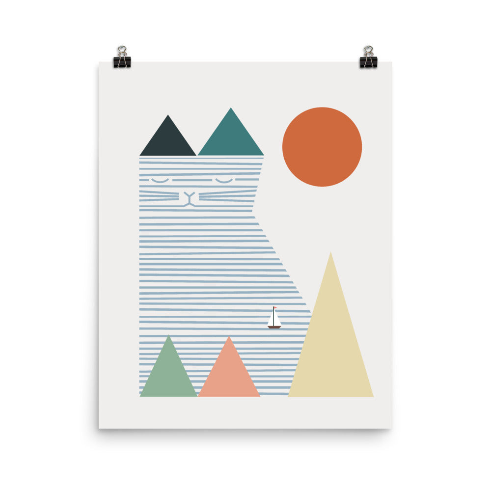 Cat Landscape 53 - Art print