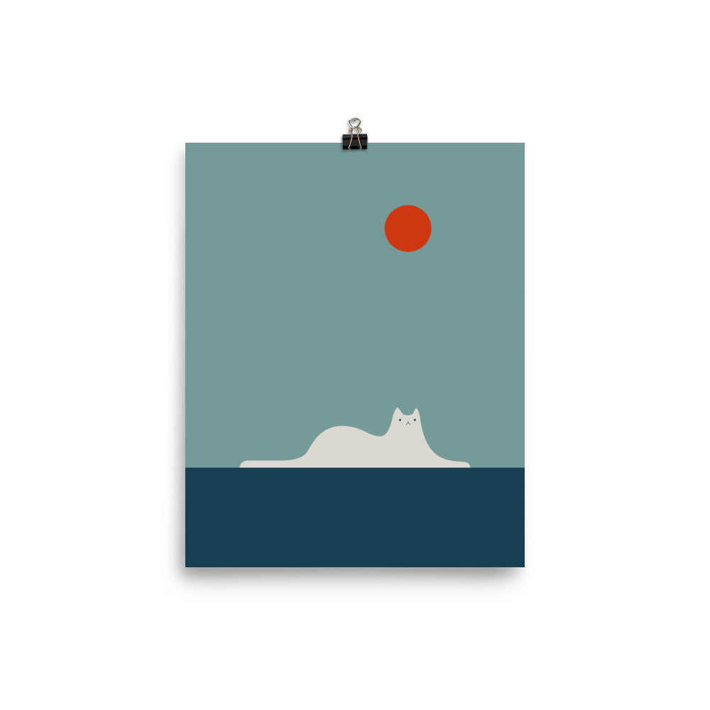 Cat Landscape 95 - Art print