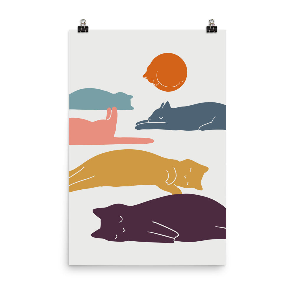 Cat Landscape 11 - Art print