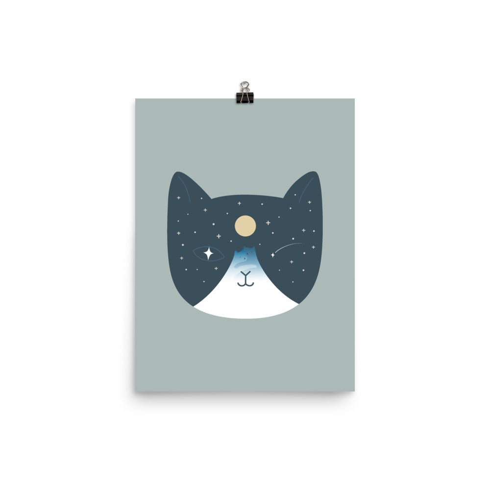 Cat Landscape 100 - Art print