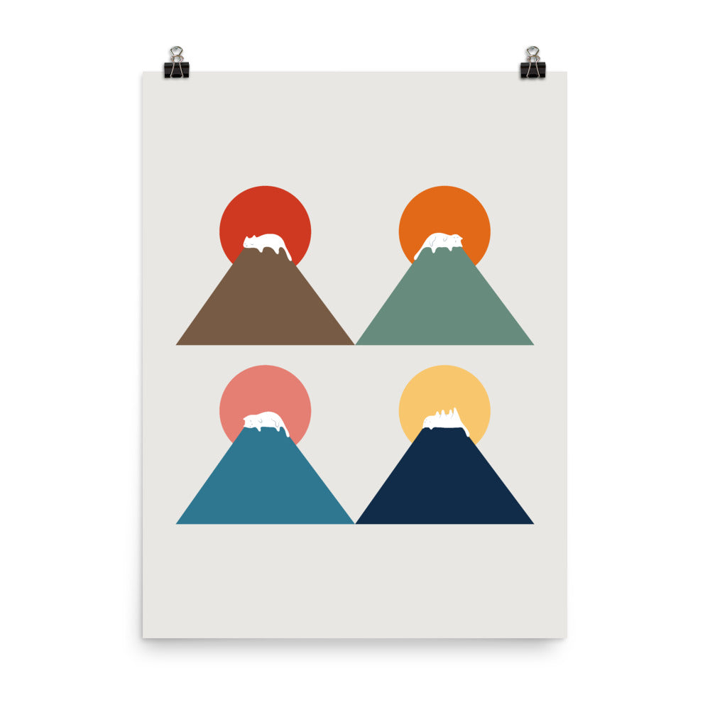 Cat Landscape 26 - Art print