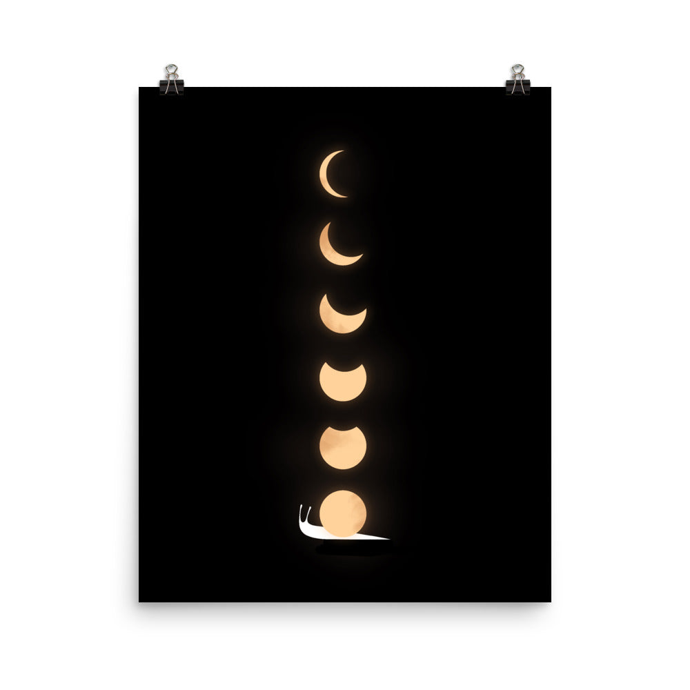 Go Slowly, My Lovely Moon - Art print