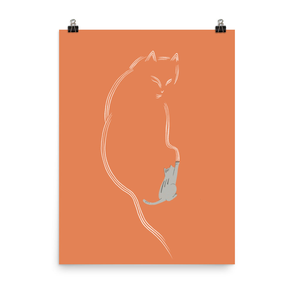 Artist Cat - Art Print