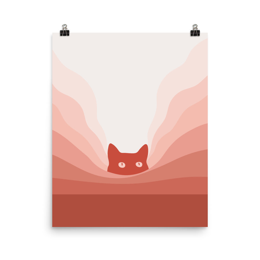 Cat Landscape 78 - Art print