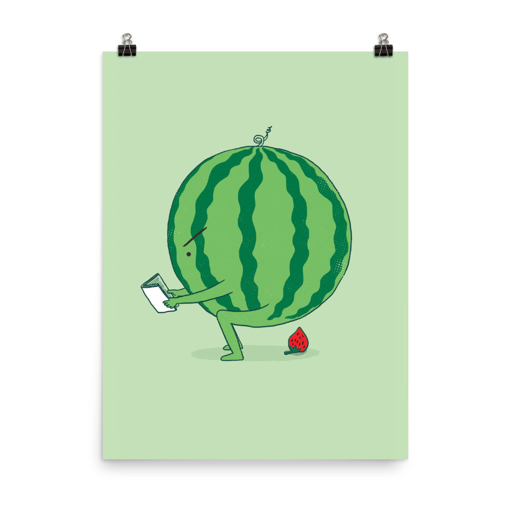 The making of strawberry - Art print