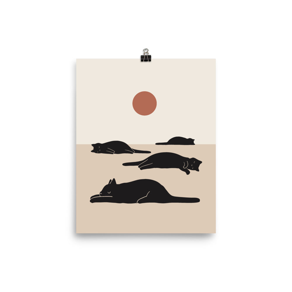 Cat Landscape 69 - Art print