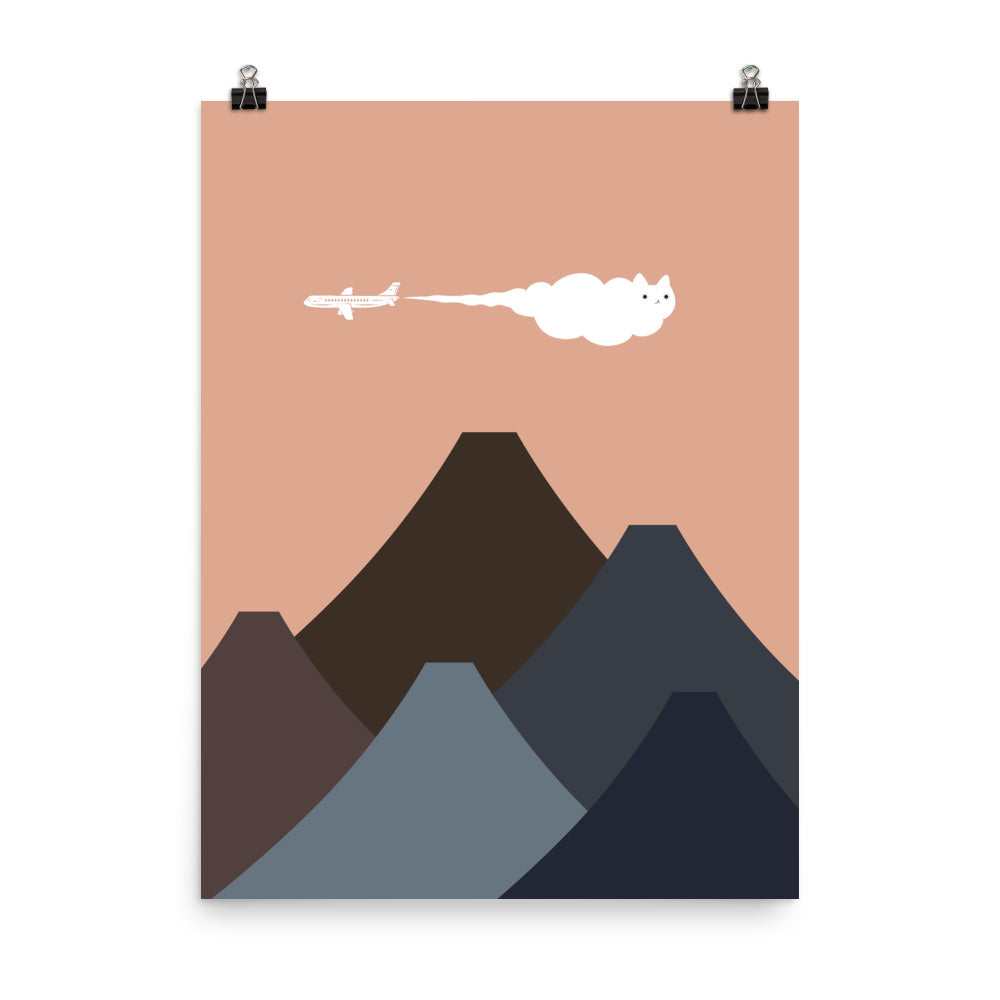 Cat Landscape 71 - Art print