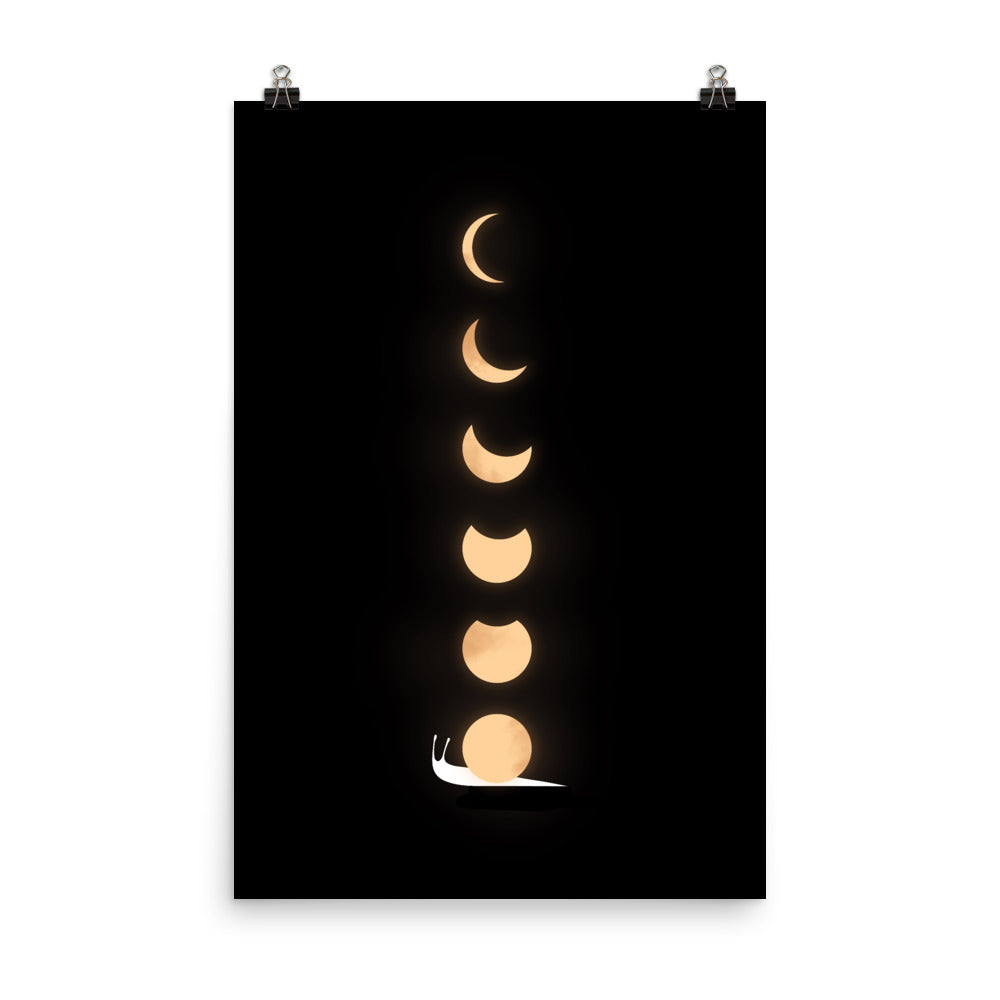 Go Slowly, My Lovely Moon - Art print