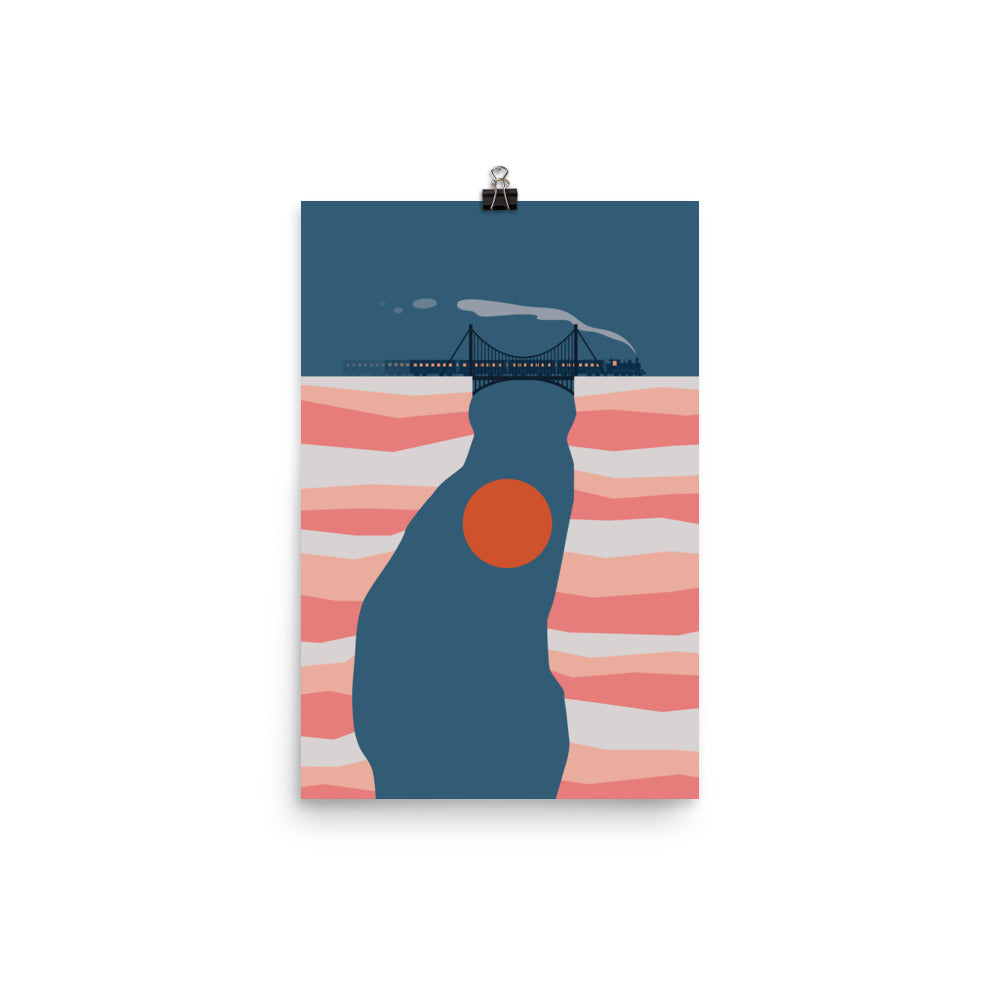 Cat Landscape 14 - Art print