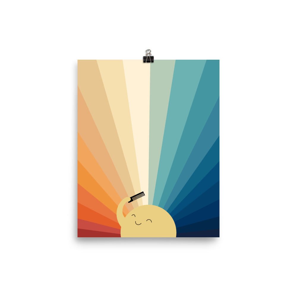 Sunshine will be ready in a minute - Art print