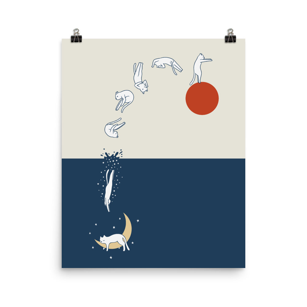 Cat Landscape 37 - Art print