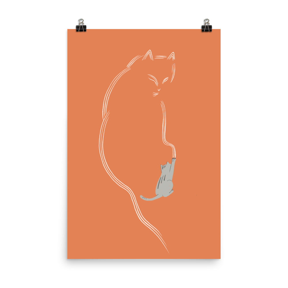 Artist Cat - Art Print