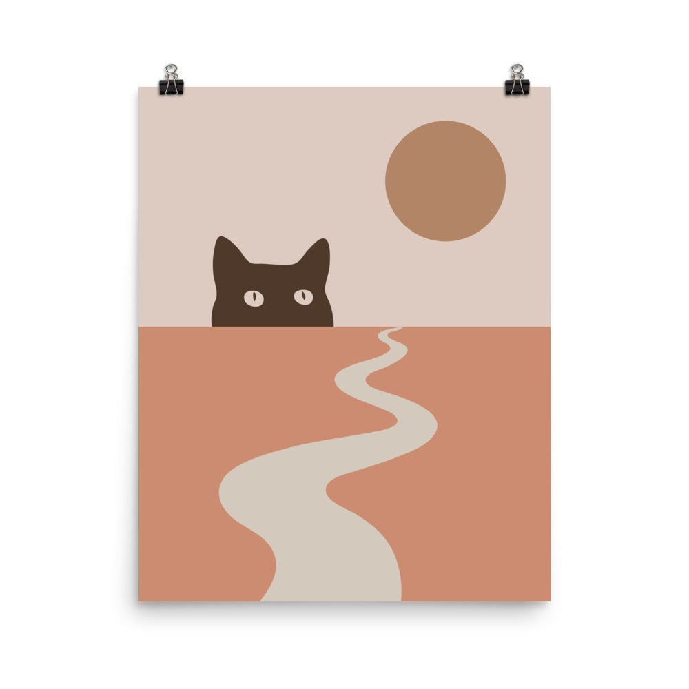 Cat Landscape 16 - Art print