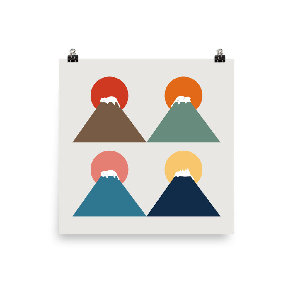 Cat Landscape 26 - Art print