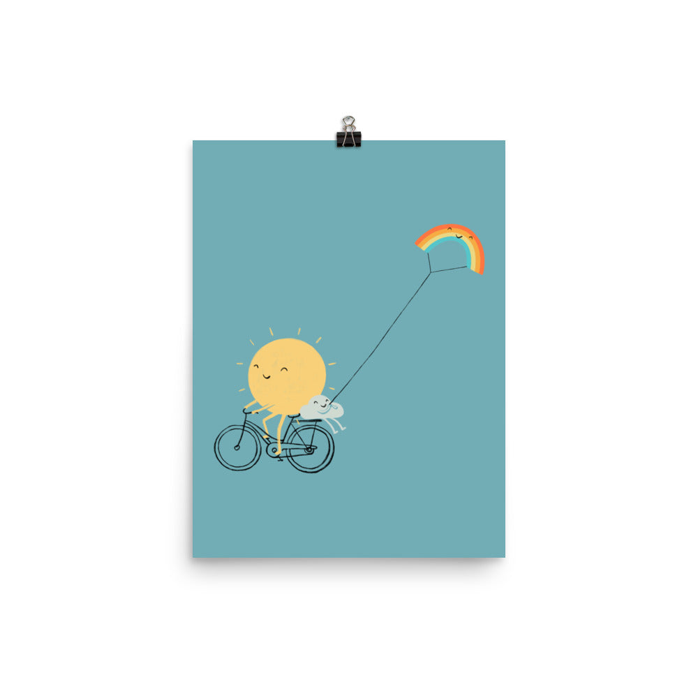 Rainbow Kite - Art Print