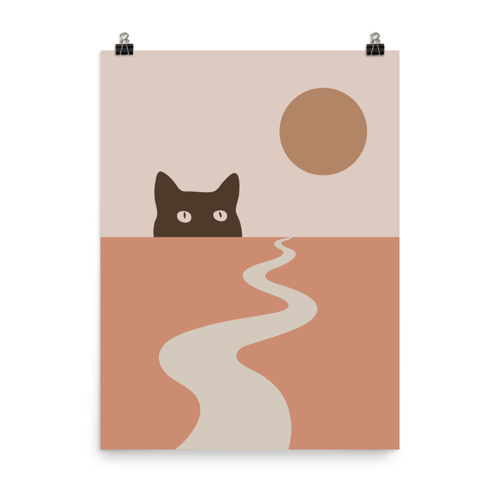 Cat Landscape 16 - Art print