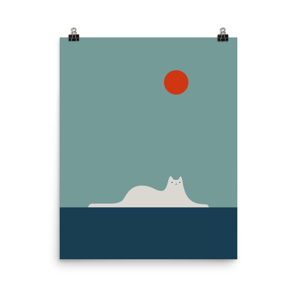 Cat Landscape 95 - Art print