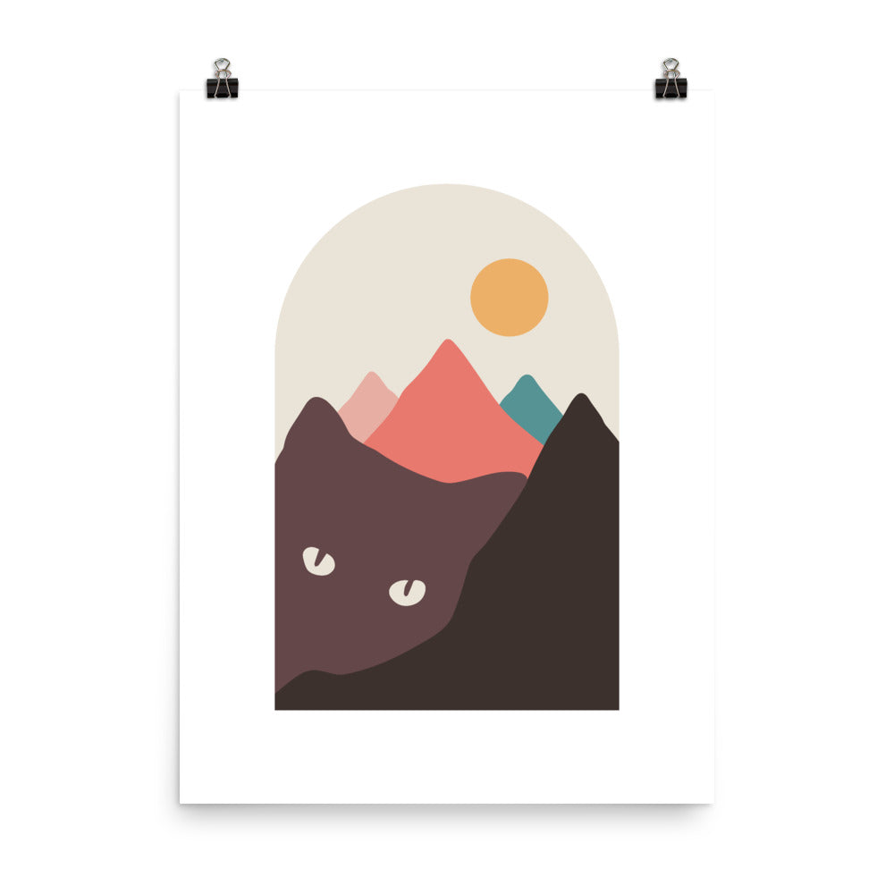Cat Landscape 97 - Art print