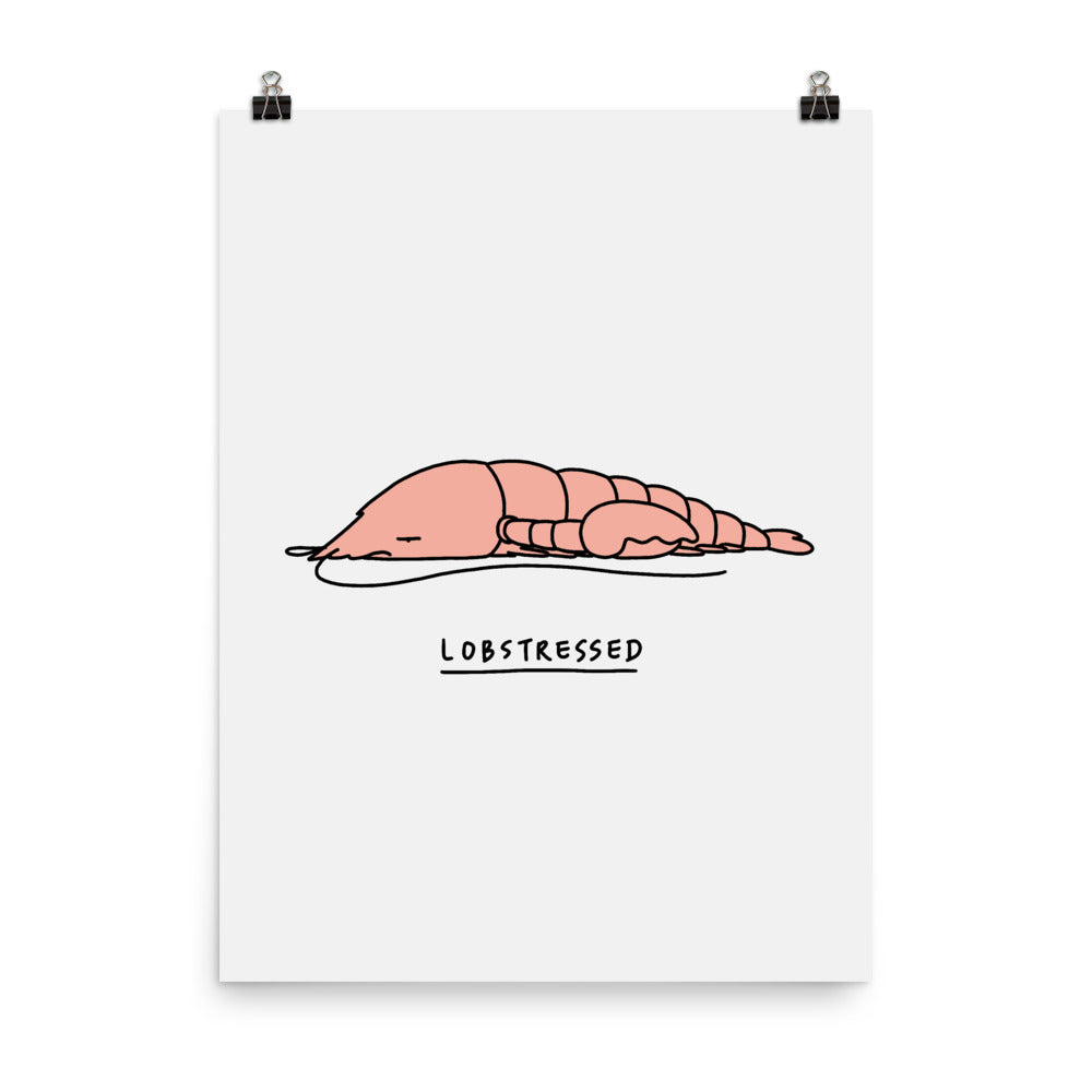 Moody Animals: Lobster - Art print