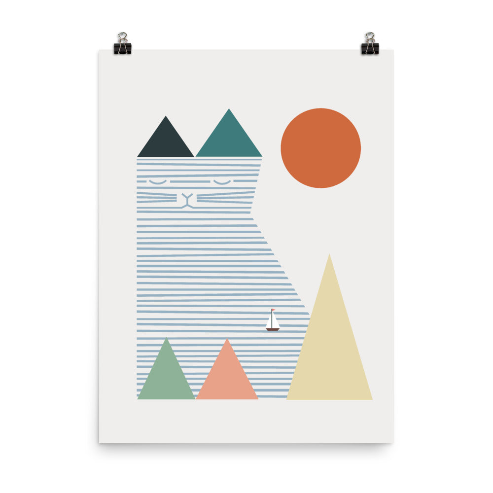 Cat Landscape 53 - Art print