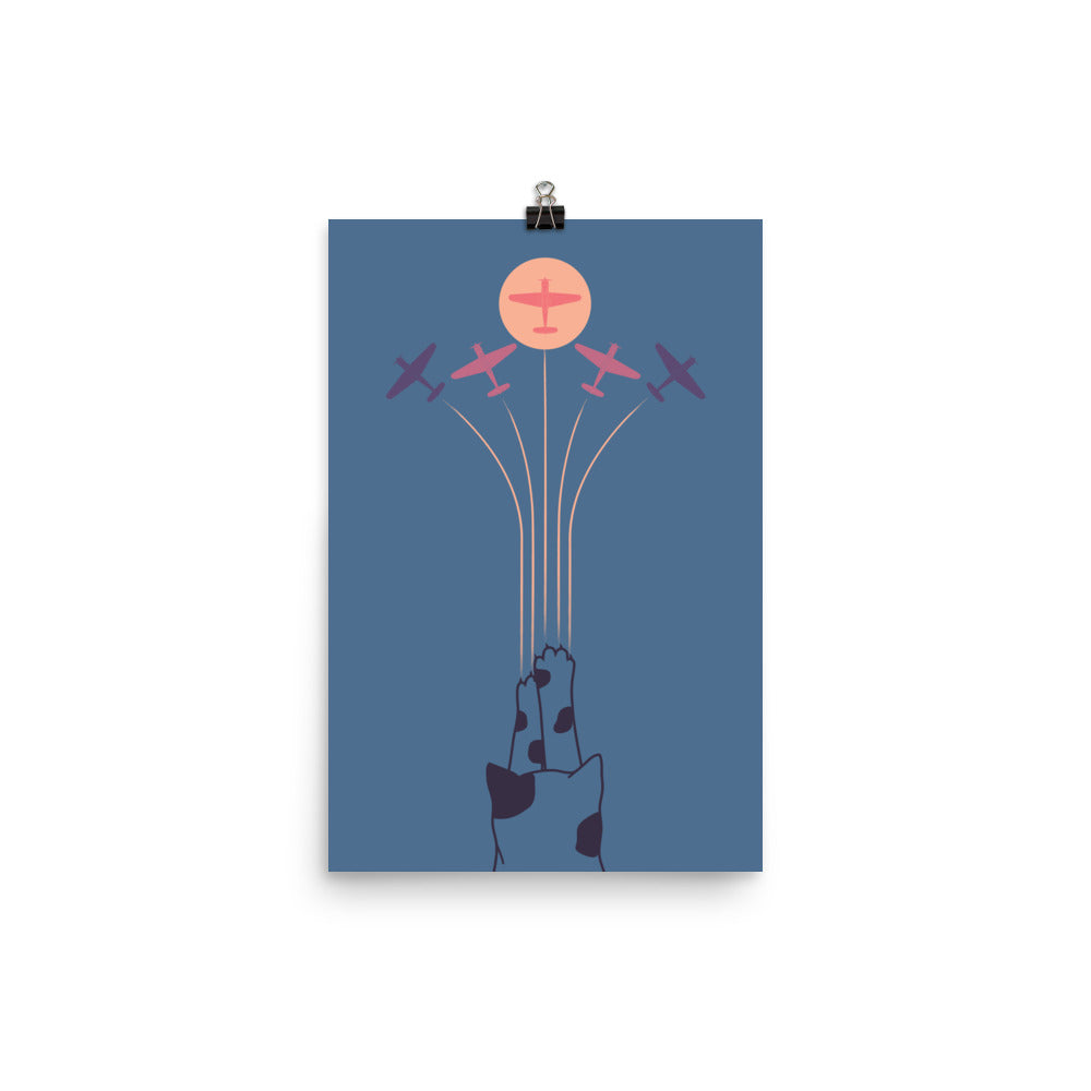 Cat Landscape 19 - Art print