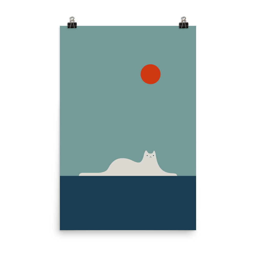 Cat Landscape 95 - Art print