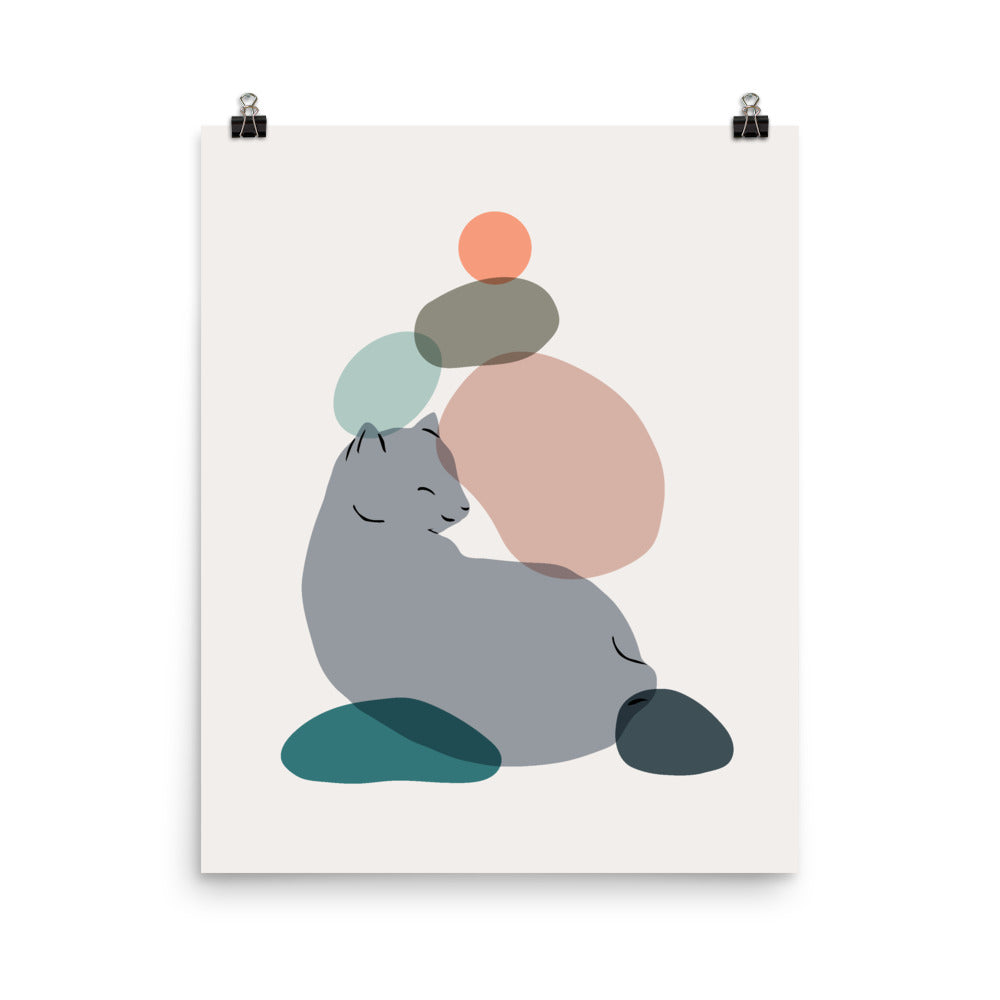 Cat Landscape 60 - Art print