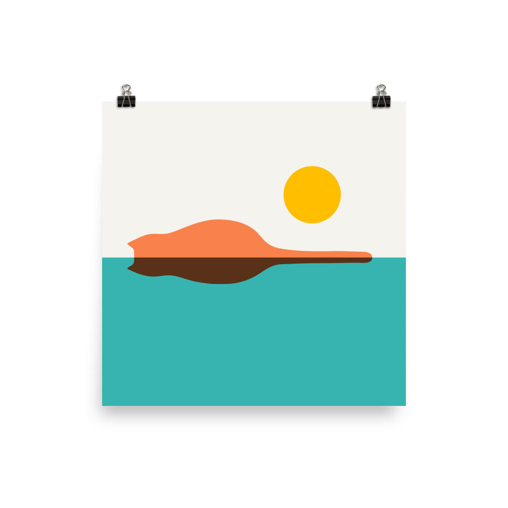 Cat island - Art print