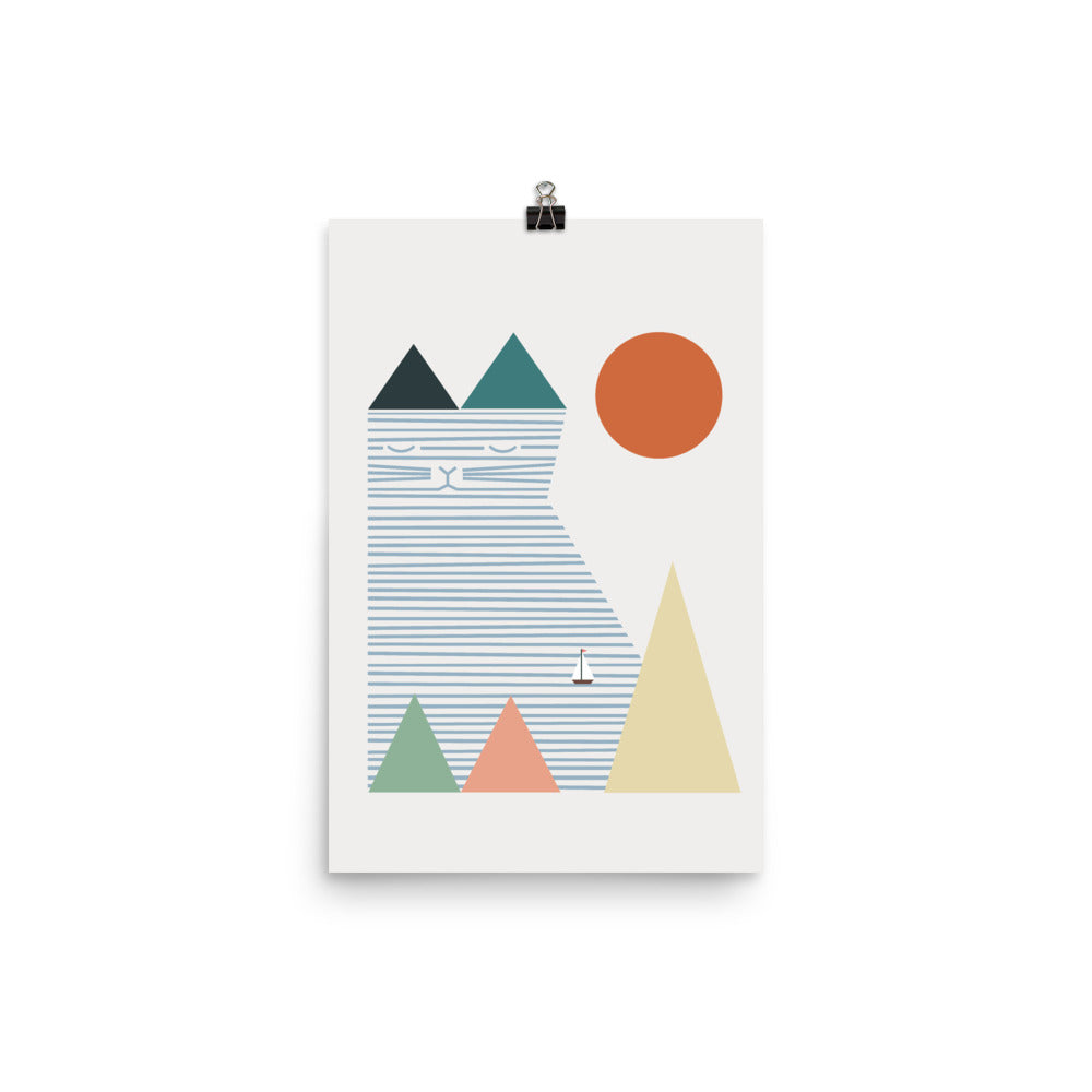 Cat Landscape 53 - Art print