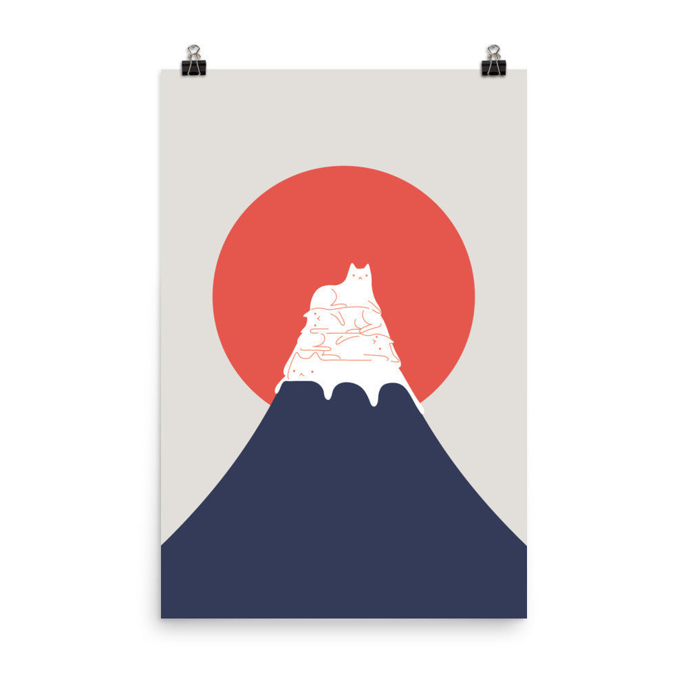 Cat Landscape 30 - Art print