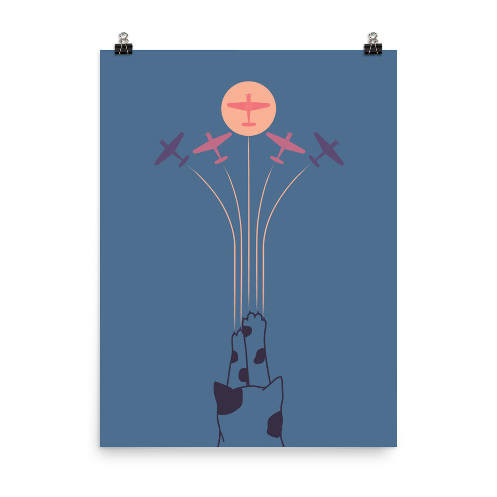 Cat Landscape 19 - Art print