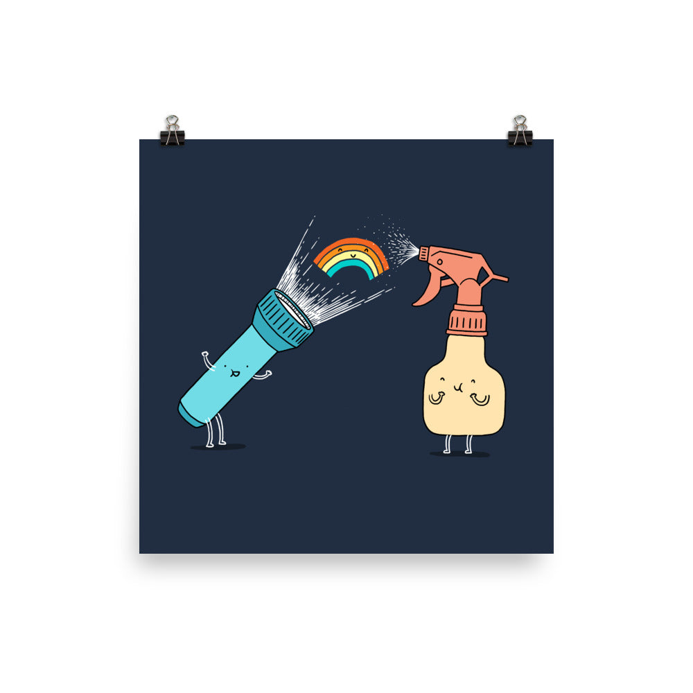 Together we make rainbow - Art print