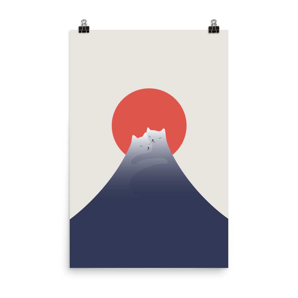 Cat Landscape 98 - Art print