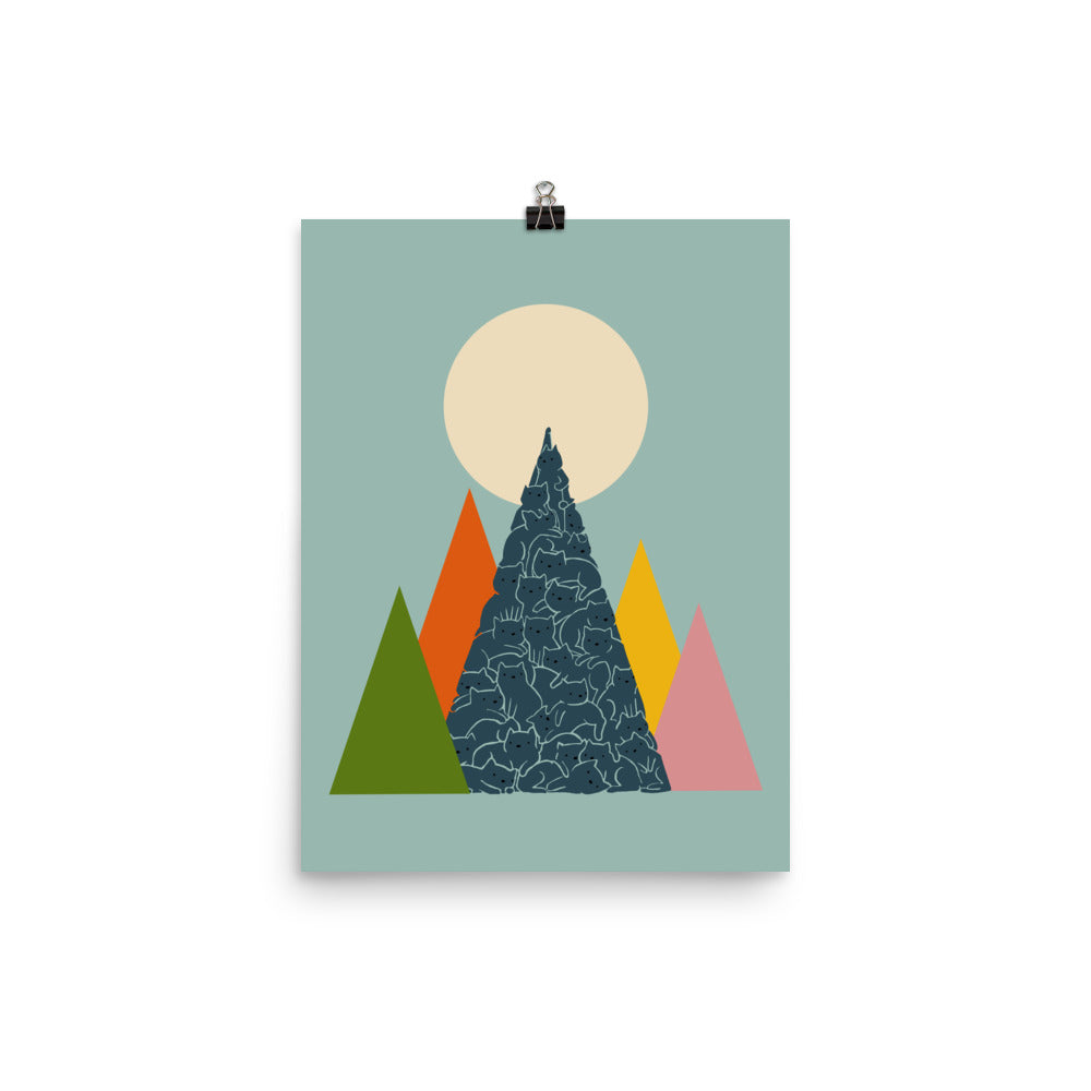 Cat Landscape 13 - Art print