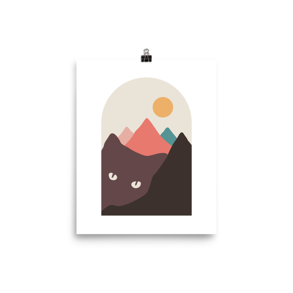 Cat Landscape 97 - Art print