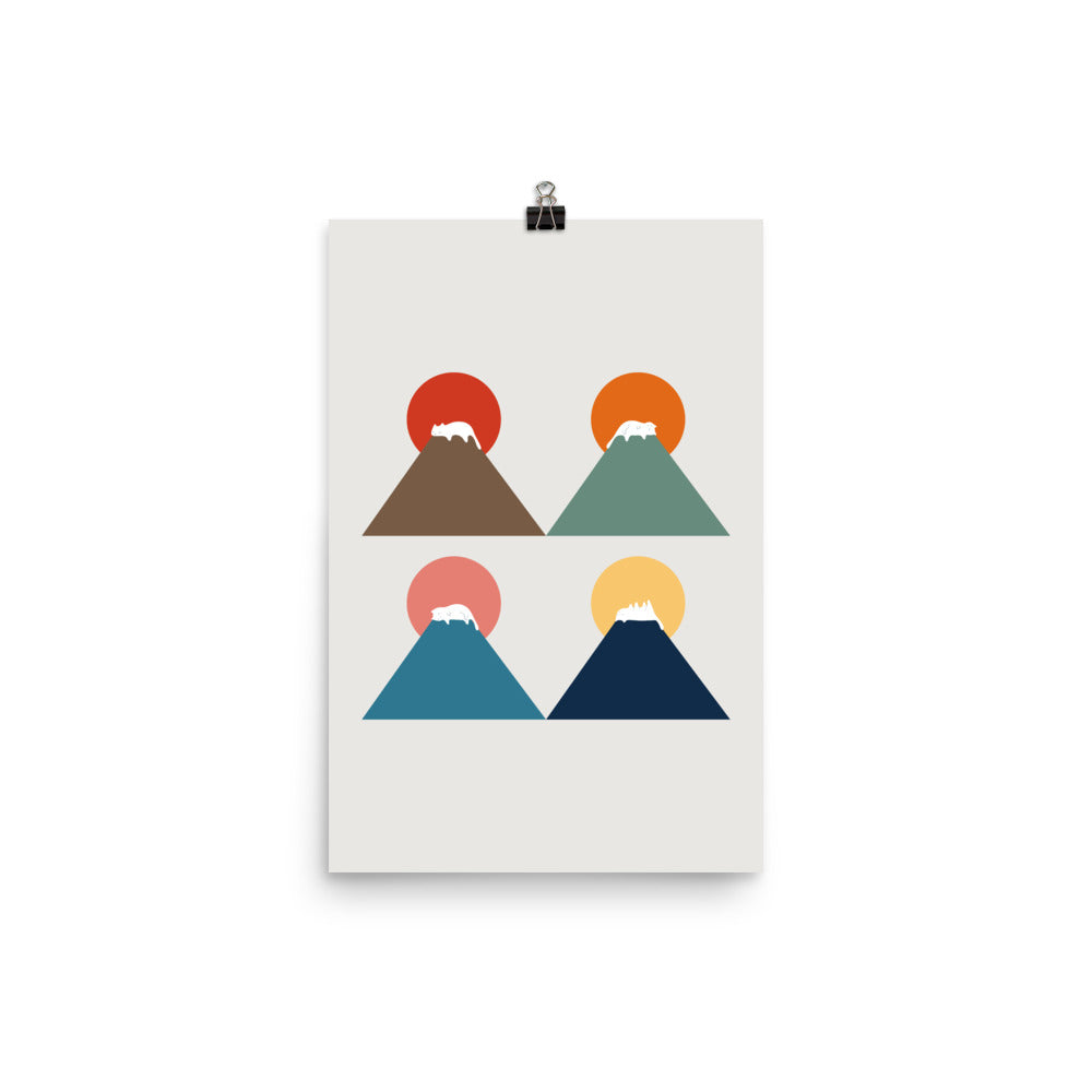 Cat Landscape 26 - Art print