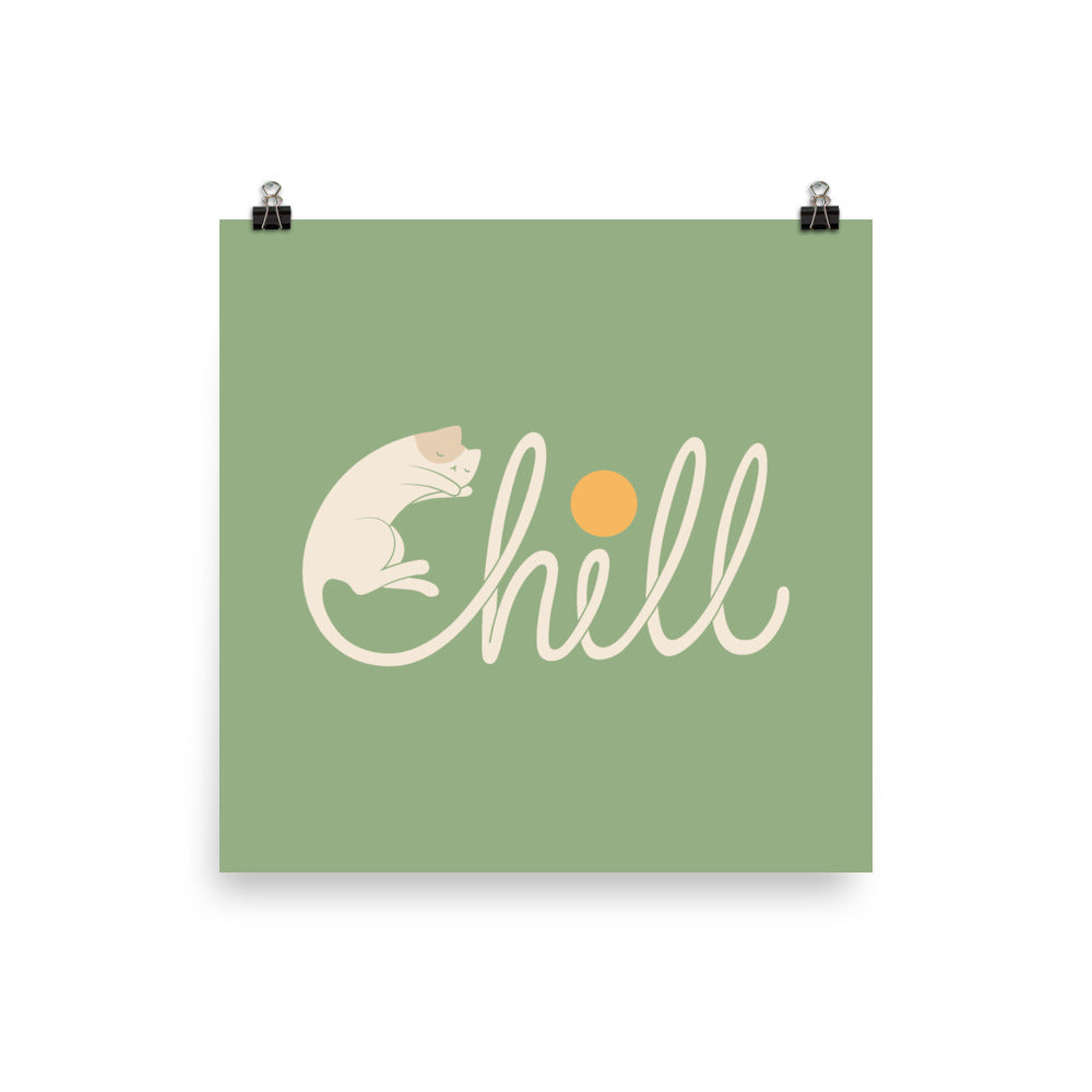 Cat Landscape 85: Chill - Art print