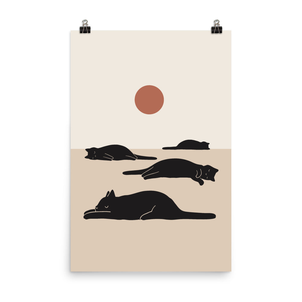 Cat Landscape 69 - Art print