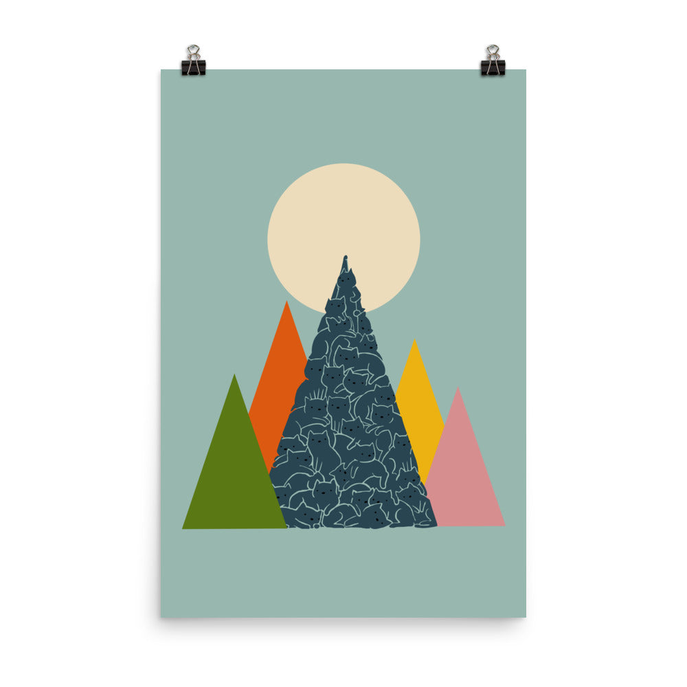 Cat Landscape 13 - Art print