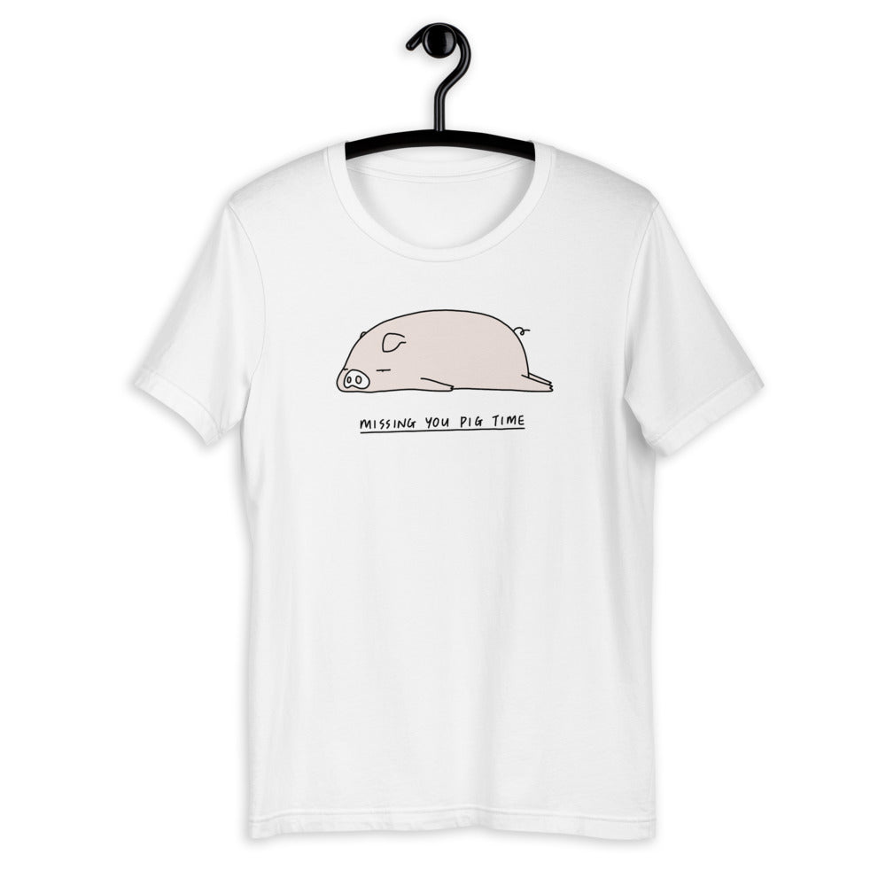 Moody Animals: Pig - Unisex T-Shirt